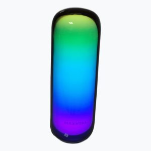 اسپیکر بلوتوثی مکسول Neon Beats با نورپردازی RGB روشن از نمای جلو